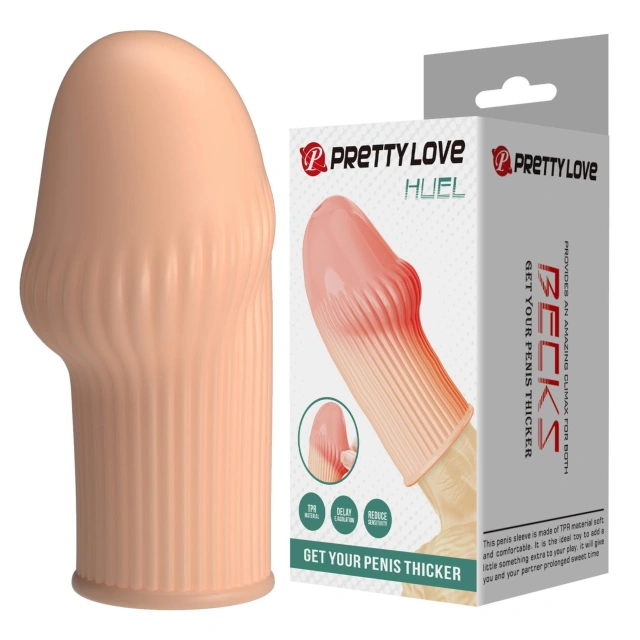 Nakładka na Penisa Huel Penis Sleeve Pretty Love | 100% ORYGINAŁ| DYSKRETNA PRZESYŁKA